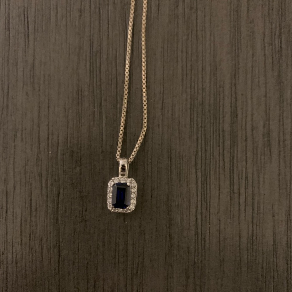Blue Sapphire necklace